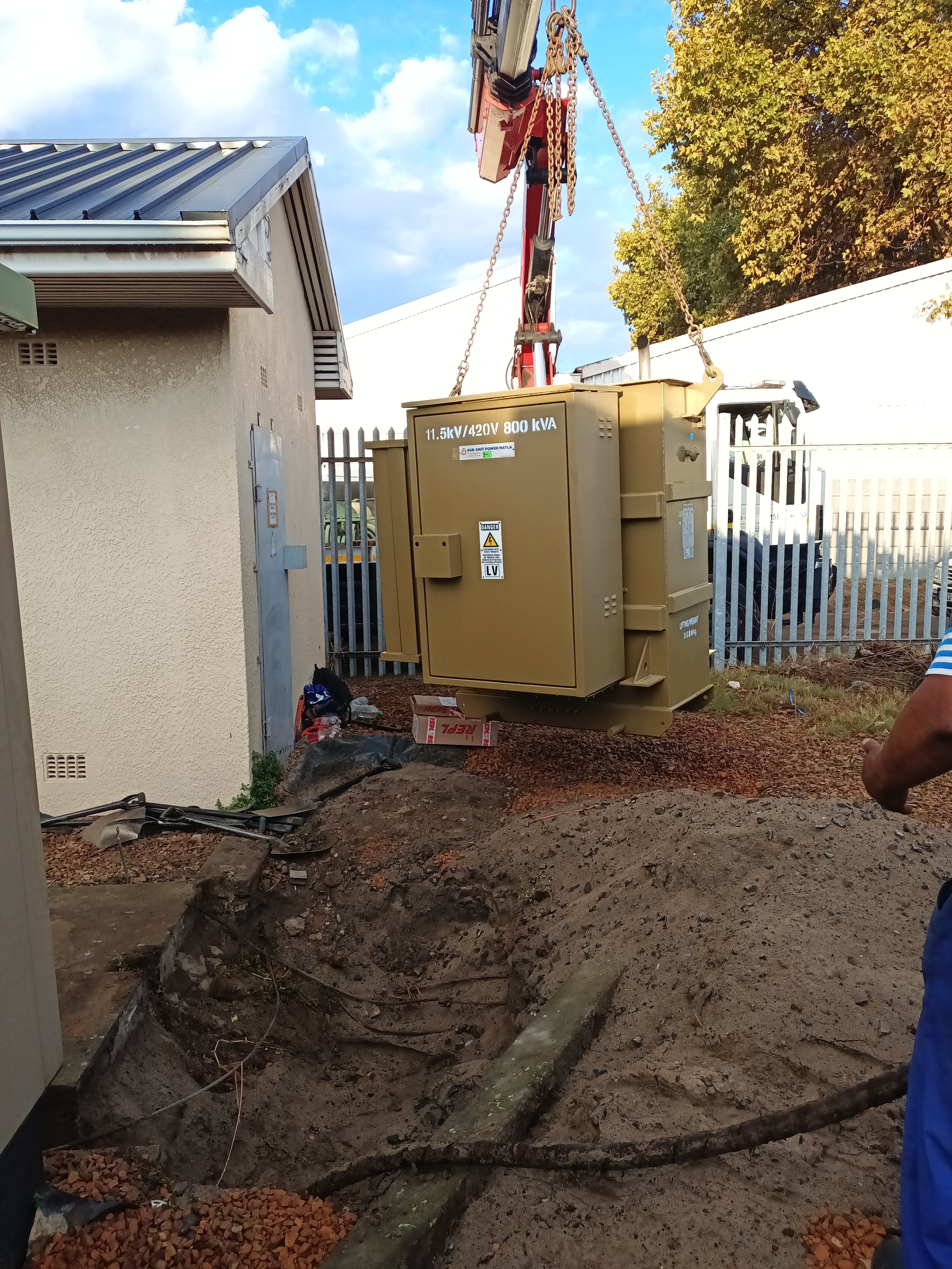 GLUCO new transformer installation Zimbabwe electrical contractor